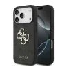 Guess Apple iPhone 18 Pro PU 4G Metal Logo hátlapvédő tok fekete (GUHCP18L4GMGGR)