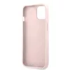 Guess Apple iPhone 18 Pro Max PU 4G Metal Logo hátlapvédő tok pink (GUHCP18X4GMGPI)