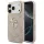 Guess Apple iPhone 18 Pro Max PU Leather 4G Metal Logo Gold Frame hátlapvédő tok pink (GUHCP18X4GMGCPI)