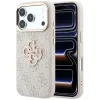 Guess PU 4G Resin Logo Gold Frame Apple iPhone 18 Pro hátlapvédő tok pink (GUHCP18L6P4SRMLP)