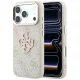 Guess PU 4G Resin Logo Gold Frame Apple iPhone 18 Pro hátlapvédő tok pink (GUHCP18L6P4SRMLP)