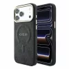 Guess PU Leather Embossed MagSafe Apple iPhone 18 Pro Max hátlapvédő tok fekete (GUHMP18XP4MSEGCK)