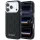 Karl Lagerfeld PU Leather Monogram Magsafe Apple iPhone 17 Pro / 18 Pro hátlapvédő tok fekete (KLHMP18L6PWKLMHK)