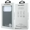Karl Lagerfeld Grained Allover Logo Apple iPhone 18 Pro Max MagSafe hátlapvédő tok fekete (KLHMP18XPSKLFOFK)