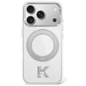   Karl Lagerfeld  IML Ring Stand 360 Kameo MagSafe Apple iPhone 18 Pro hátlapvédő tok átlátszó (KLHMP18L6HRSMKMH)
