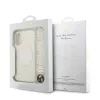 Guess IML FLOWERS MagSafe Apple iPhone 18 Pro hátlapvédő tok fehér (GUHMP18LHCPOFPH)