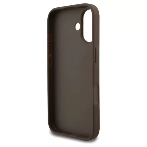 Guess PU 4G Classic Logo Apple iPhone 18 Pro Max hátlapvédő tok barna (GUHCP18XG4GFBR)