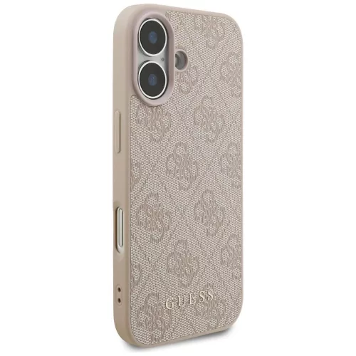 Guess PU 4G Classic Logo Apple iPhone 18 Pro hátlapvédő tok pink (GUHCP18LG4GFPI)
