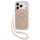 Guess IML FLOWERS MagSafe Apple iPhone 18 Pro hátlapvédő tok pink (GUHMP18LHCPOFPP)