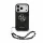 Guess PU Leather 4G Logo Strap Apple iPhone 18 Pro hátlapvédő tok fekete (GUHCP18LP4GMGSCK)
