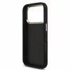 Guess PU Leather 4G Logo Strap Apple iPhone 18 Pro Max hátlapvédő tok fekete (GUHCP18XP4GMGSCK)