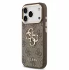 Guess PU Leather 4G Logo Strap Apple iPhone 18 Pro Max hátlapvédő tok barna (GUHCP18XP4GMGSCW)