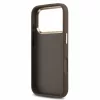 Guess PU Leather 4G Logo Strap Apple iPhone 18 Pro Max hátlapvédő tok barna (GUHCP18XP4GMGSCW)