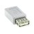 Utángyártott Micro USB - USB A OTG átalakító adapter fehér
