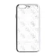 Guess Apple iPhone 5G/5S/5SE hátlapvédő tok ezüst (GUHCPSETR4GSI)