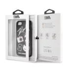 Karl Lagerfeld Apple iPhone 7 / 8 / SE2 / SE3 (4.7) Pins Hard Case hátlapvédő tok fekete (KLHCI8PIN)