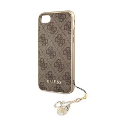   Guess Apple iPhone 7 / 8 / SE2 / SE3 (4.7) Charms Hard Case hátlapvédő tok barna (GUHCI8GF4GBR)