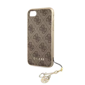   Guess Apple iPhone 7 / 8 / SE2 / SE3 (4.7) Charms Hard Case hátlapvédő tok barna (GUHCI8GF4GBR)