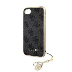   Guess Apple iPhone 7 / 8 / SE2 / SE3 (4.7) Charms Hard Case hátlapvédő tok szürke (GUHCI8GF4GGR)