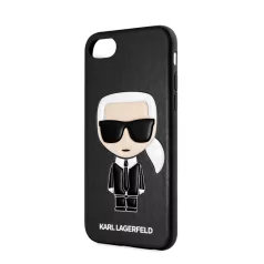   Karl Lagerfeld Apple iPhone 7 / 8 / SE2 / SE3 (4.7) Full Body Iconic hátlapvédő tok fekete (KLHCI8IKPUBK)