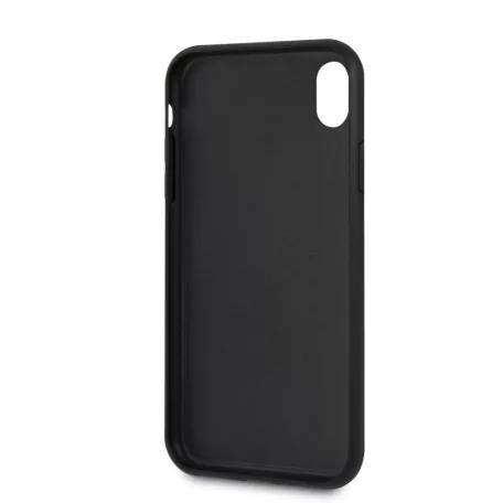Karl Lagerfeld and Choupette Apple iPhone XR (6.1) hátlapvédő tok fekete (KLHCI61KICKC)