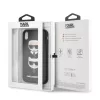Karl Lagerfeld and Choupette Apple iPhone XR (6.1) hátlapvédő tok fekete (KLHCI61KICKC)