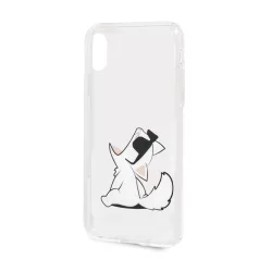   Karl Lagerfeld Apple iPhone X / XS Fun Choupette hátlapvédő tok átlátszó (KLHCPXCFNRC)