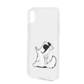   Karl Lagerfeld Apple iPhone X / XS Fun Choupette hátlapvédő tok átlátszó (KLHCPXCFNRC)