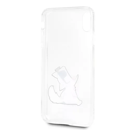 Karl Lagerfeld Apple iPhone XS Max (6.5) Fun Choupette hátlapvédő tok átlátszó (KLHCI65CFNRC)