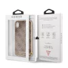 Guess Apple iPhone XR (6.1) Charms Hard Case 4G hátlapvédő tok barna (GUHCI61GF4GBR)