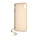 Guess Apple iPhone XS Max (6.5) Charms Hard Case 4G hátlapvédő tok szürke (GUHCI65GF4GGR)