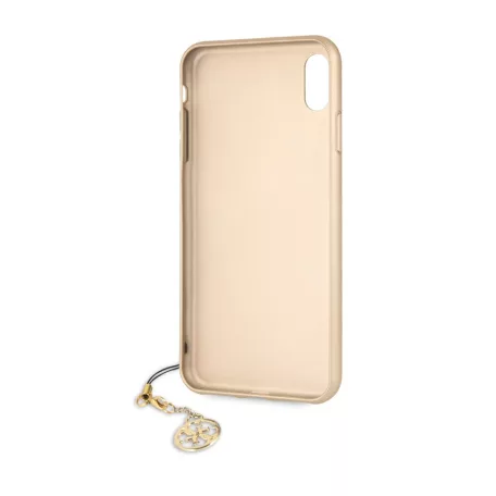 Guess Apple iPhone XS Max (6.5) Charms Hard Case 4G hátlapvédő tok szürke (GUHCI65GF4GGR)