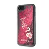 Guess Apple iPhone 7 / 8 / SE2 / SE3 (4.7) New Glitter Hearts hátlapvédő tok piros (GUHCI8GLHFLRA)