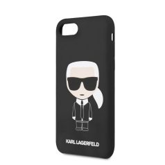   Karl Lagerfeld Apple iPhone 7 / 8 / SE2 / SE3 (4.7) Full Body hátlapvédő tok fekete (KLHCI8SLFKBK)