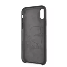 Karl Lagerfeld Apple iPhone X / XS Full Body Iconic hátlapvédő tok fekete (KLHCPXSLFKBK)