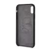 Karl Lagerfeld Apple iPhone XR (6.1) hátlapvédő tok fekete (KLHCI61SLFKBK)