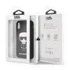 Karl Lagerfeld Apple iPhone XR (6.1) hátlapvédő tok fekete (KLHCI61SLFKBK)