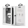 Karl Lagerfeld Apple iPhone XS Max (6.5) Full Body Iconic hátlapvédő tok fekete (KLHCI65SLFKBK)