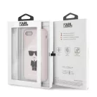 Karl Lagerfeld Apple iPhone 7 / 8 / SE2 / SE3 (4.7) Full Body hátlapvédő tok pink (KLHCI8SLFKPI)