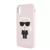 Karl Lagerfeld Apple iPhone X / XS Iconic Full Body hátlapvédő tok pink (KLHCPXSLFKPI)