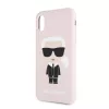 Karl Lagerfeld Apple iPhone XR (6.1) hátlapvédő tok pink (KLHCI61SLFKPI)