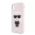 Karl Lagerfeld Apple iPhone XR (6.1) hátlapvédő tok pink (KLHCI61SLFKPI)