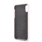 Karl Lagerfeld Apple iPhone XR (6.1) hátlapvédő tok pink (KLHCI61SLFKPI)