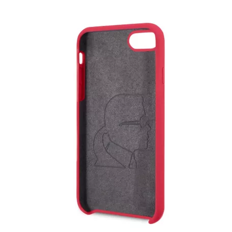 Karl Lagerfeld Apple iPhone 7 / 8 / SE2 / SE3 (4.7) Full Body hátlapvédő tok piros (KLHCI8SLFKRE)