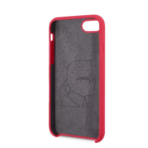 Karl Lagerfeld Apple iPhone 7 / 8 / SE2 / SE3 (4.7) Full Body hátlapvédő tok piros (KLHCI8SLFKRE)
