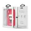 Karl Lagerfeld Apple iPhone XR (6.1) Iconic Full Body hátlapvédő tok piros (KLHCI61SLFKRE)