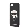 Karl Lagerfeld Apple iPhone 7 / 8 / SE2 / SE3 (4.7) Iconic Glitter hátlapvédő tok fekete (KLHCI8ICGBK)