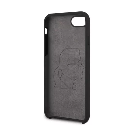 Karl Lagerfeld Apple iPhone 7 / 8 / SE2 / SE3 (4.7) Iconic Glitter hátlapvédő tok fekete (KLHCI8ICGBK)