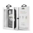 Karl Lagerfeld Apple iPhone 11 (6.1) 2019 Embossed hátlapvédő tok fekete (KLHCN61IKPUBK)