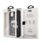 Karl Lagerfeld Apple iPhone 11 Pro Max (6.5) 2019 Embossed hátlapvédő tok fekete (KLHCN65IKPUBK)